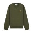 Heren Sweaters Carhartt WIP A. SCRIPT SWEATER.TARRAGON. Direct leverbaar uit de webshop van www.vipshop.nl/.