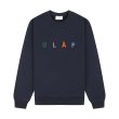 Heren Sweaters Olaf SANS EMBRO CREW.NAVY. Direct leverbaar uit de webshop van www.vipshop.nl/.