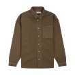 Heren Shirt Flaneur DENIM SHIRT.ARMY GREEN. Direct leverbaar uit de webshop van www.vipshop.nl/.