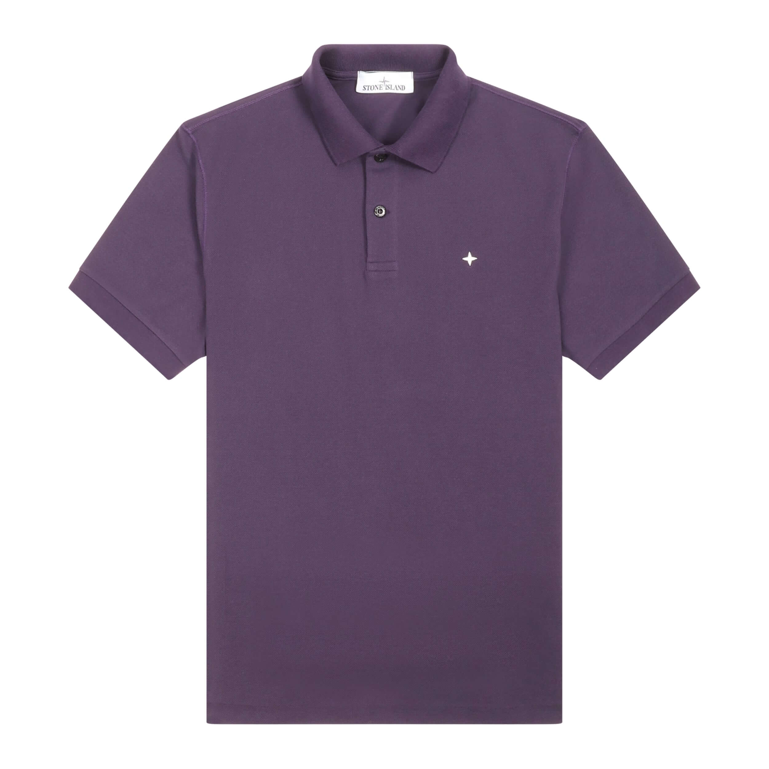 Stone island polo discount paars