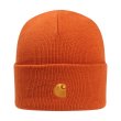 Heren Petten Carhartt WIP CHASE BEANIE.TUMERIC / GOLD. Direct leverbaar uit de webshop van www.vipshop.nl/.